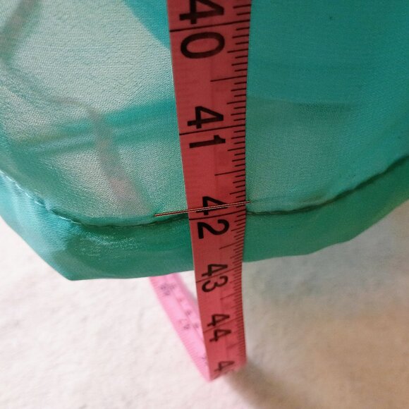 EUC: Shelby & Palmer Sze 22W Mint Green Chiffon Dress - Picture 6 of 6